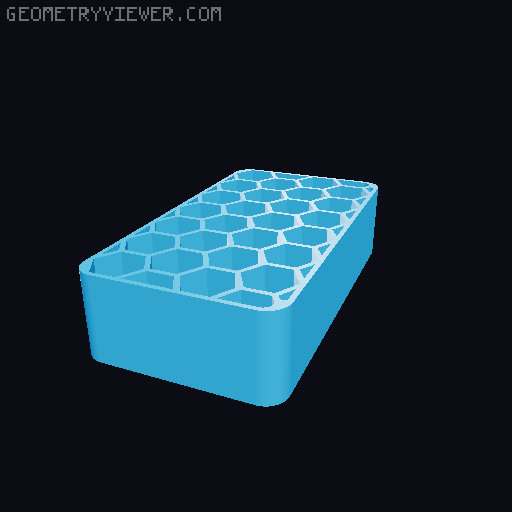 Battery Holder - Less Material Used 3D model thumbnail