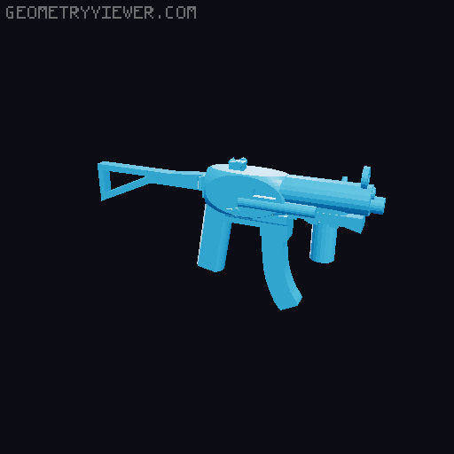 MP5 and MP5K for Carbon/Dummy 13 Beta + V1/extra (Foregrip, Skeleton stock, Stock, Drum mag, etc) gun 3D model thumbnail
