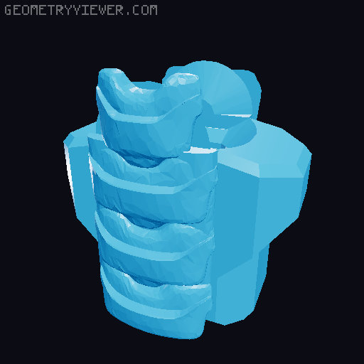 Zombie 13 3D model thumbnail