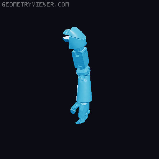 Zero Action figure- Star Trek Prodigy 3D model thumbnail