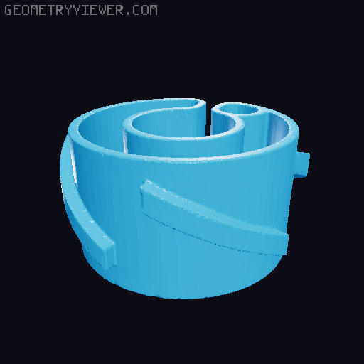 Characters For Cable Description 5mm/0.2″ Diameter 3D model thumbnail