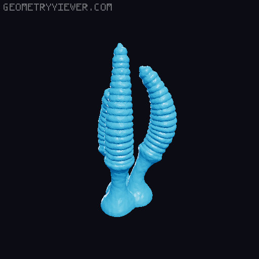 100 Fantasy Plants for Tabletop Base & Terrain Design (Alien Vegetation 61) 3D model thumbnail