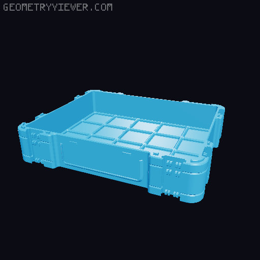 mini Gridfinity Storage Box for PRUSA MINI 3D model thumbnail