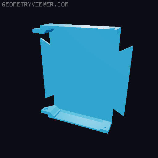 16-digit Split-Flap Display (Mini+) 3D model thumbnail