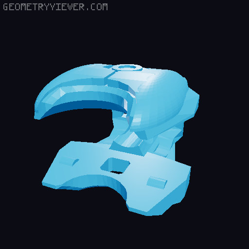 KerfurO Dummy 13 Chest Armor 3D model thumbnail