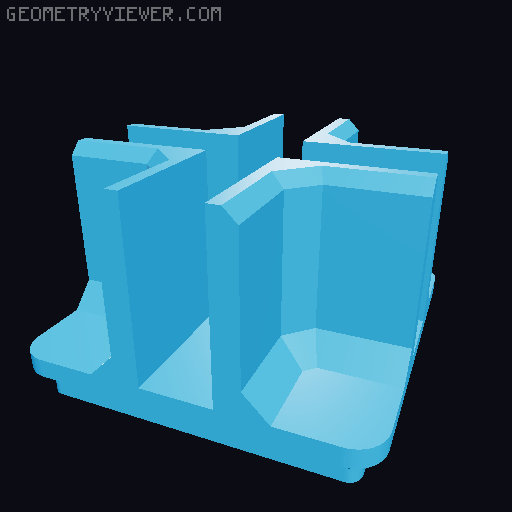 Neogrid: the Complete Home Organisational System for larger items 3D model thumbnail