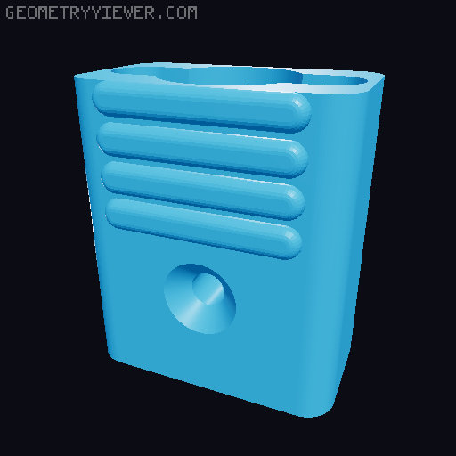 Filament Cutter Spring Latch 3D model thumbnail