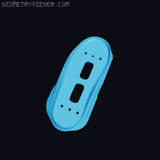 Standard Omni Soulplate 3D model thumbnail