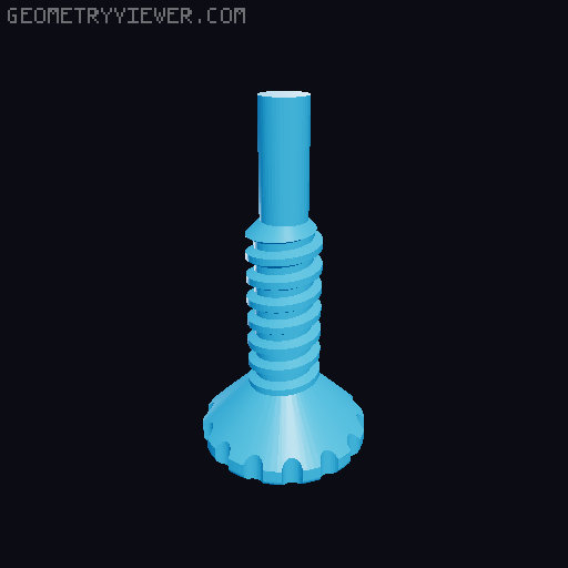 Alternative spool holder for Pastamatic 3D model thumbnail