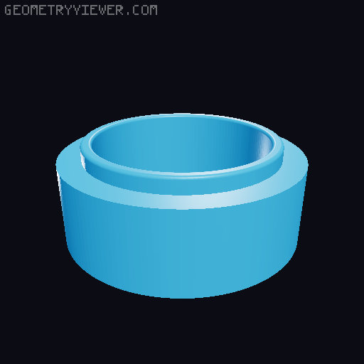 Umikot V2 54 mm Breville version - split parts 3D model thumbnail