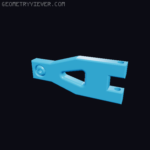 3d Printed RC Car (35kmh+) 3D model thumbnail