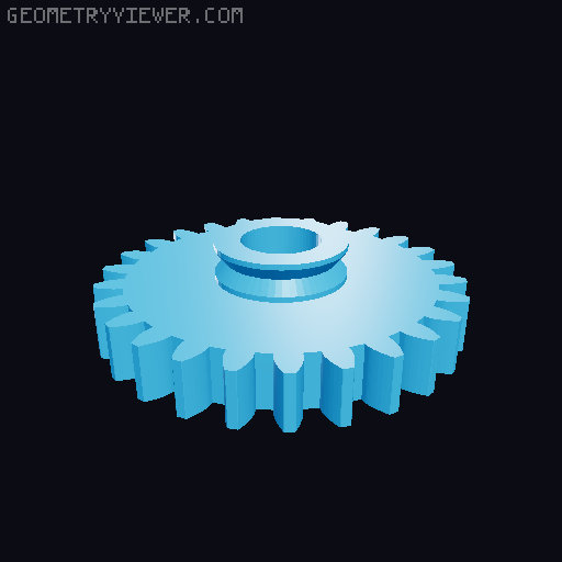 Manual 2 speed gearbox experiment 3D model thumbnail