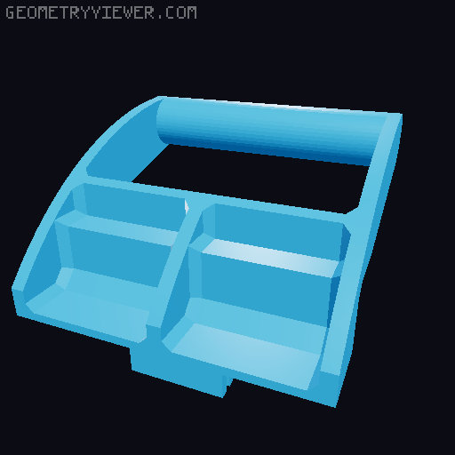XRV 750 gps mount 3D model thumbnail