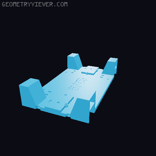 Shortline Bobber Caboose 3D model thumbnail