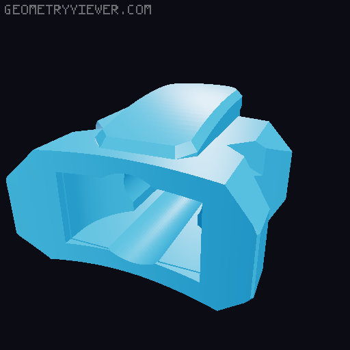 Dummy goes under water - Mermaid Dummy 3D model thumbnail