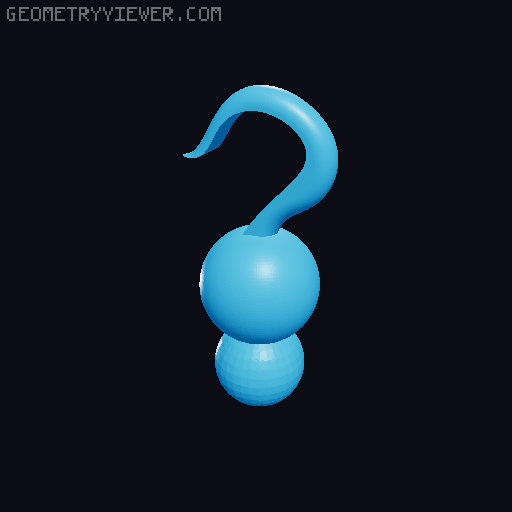 Peg Leg and Hook for Lucky 13 3D model thumbnail