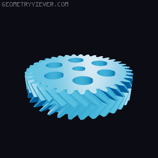 Motor drive modification 3D model thumbnail