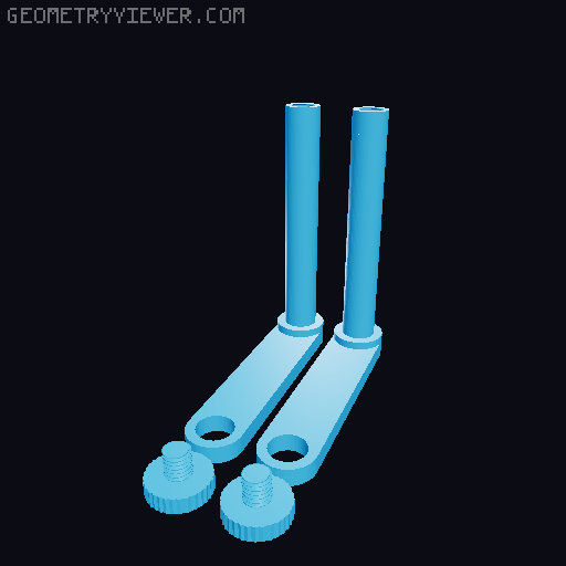 Wiimote lightgun Holster 3D model thumbnail