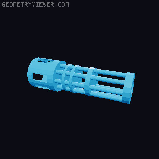 Dummy 13 forearm weapon connecter. 3D model thumbnail
