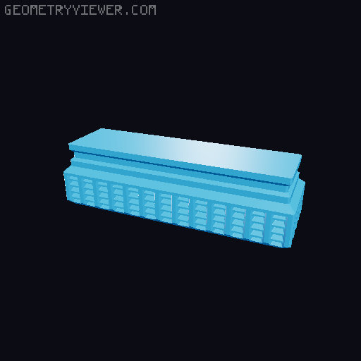 Prismatic Vase Mode Silica Gel Container. Super fast print 3D model thumbnail