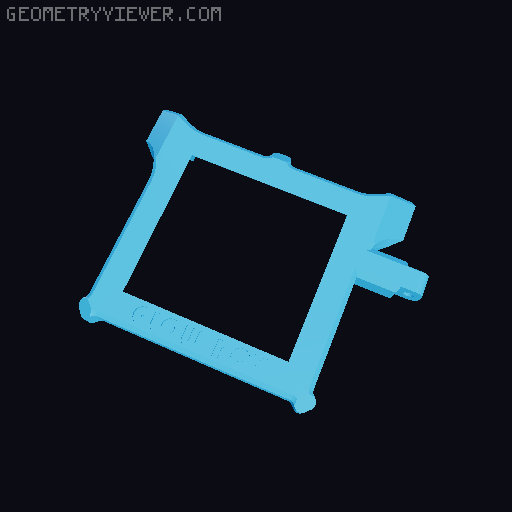 Glow Boy - LED light for Original Game Boy 3D model thumbnail