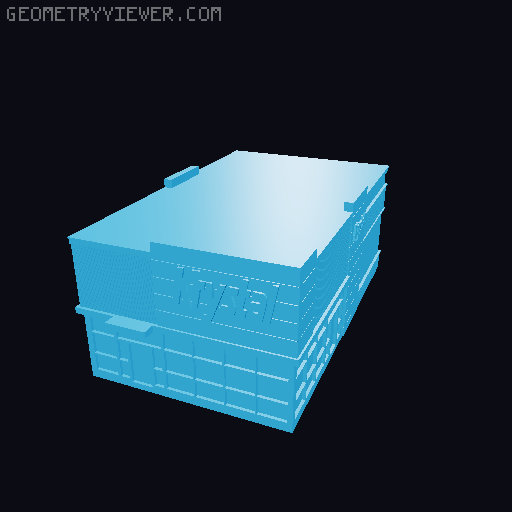 n scale - vintage and forgotten - fast food restaurant - krystal 3D model thumbnail