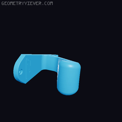 helmet hook (many versions) 3D model thumbnail