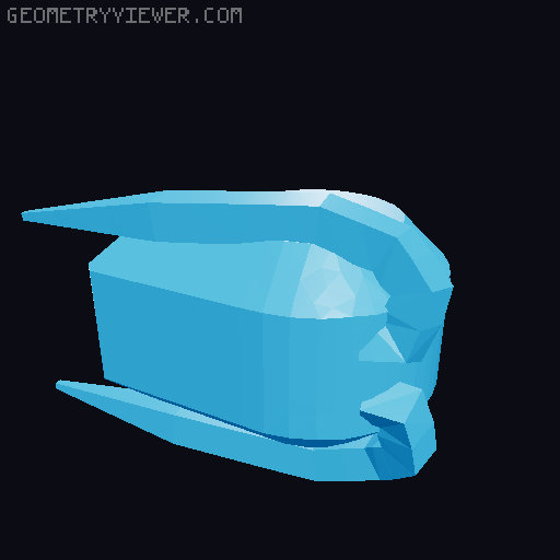 Dummy13 Ponytail Head with Bangs 3D model thumbnail