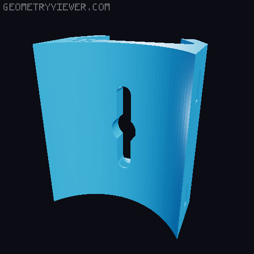 Tripod adapter to small dovetail 3D model thumbnail
