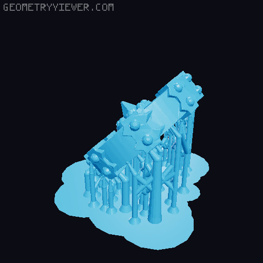 Chorfs Siege Ramtower 3D model thumbnail