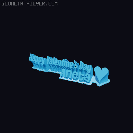 Happy Valentines Day... 3D model thumbnail