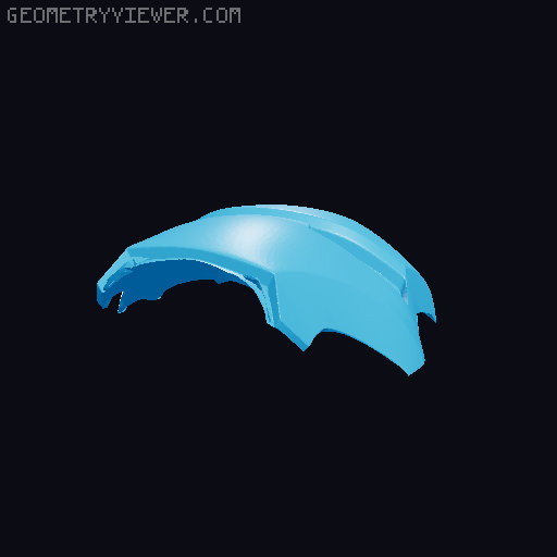 Iron Man Head for Dummy 13 3D model thumbnail
