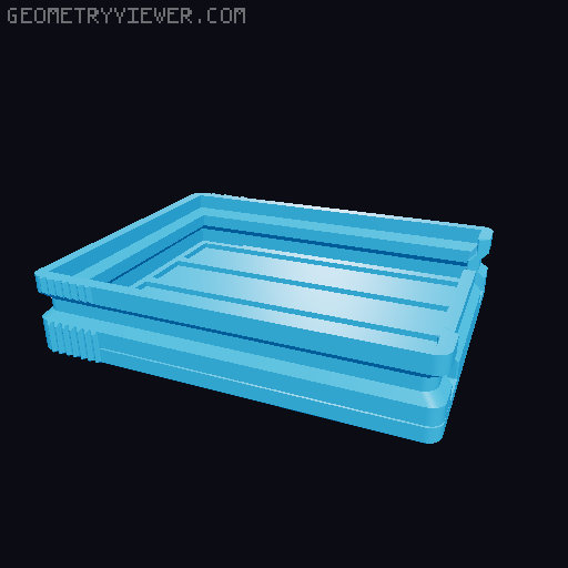 Prismatic Vase Mode Silica Gel Container. Super fast print 3D model thumbnail