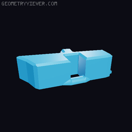 Big Flexi Rexi Split 3D model thumbnail