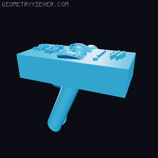 Zooble Action figure  3D model thumbnail