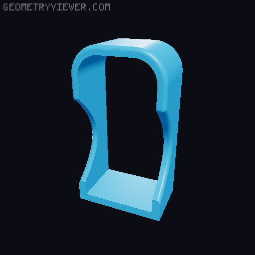 Xbox Controller and Headset holder 3D model thumbnail