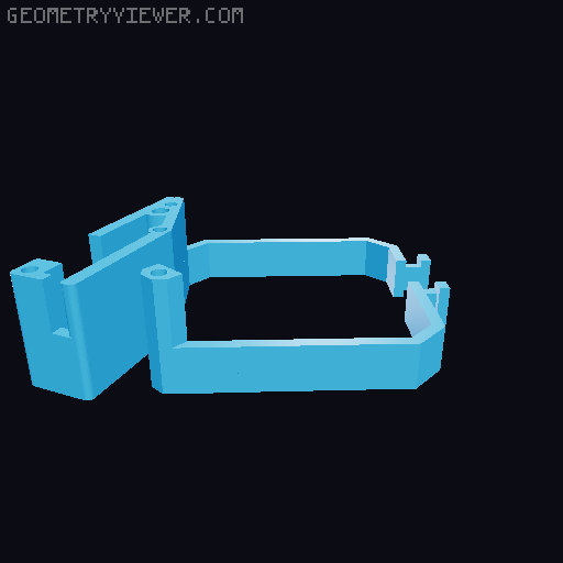 Pi Camera Module 3 Mount 3D model thumbnail