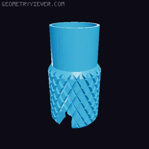 UT Probe Knob  3D model thumbnail