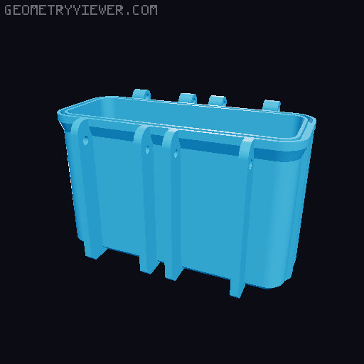 Sewing Kit Rugged Box 3D model thumbnail