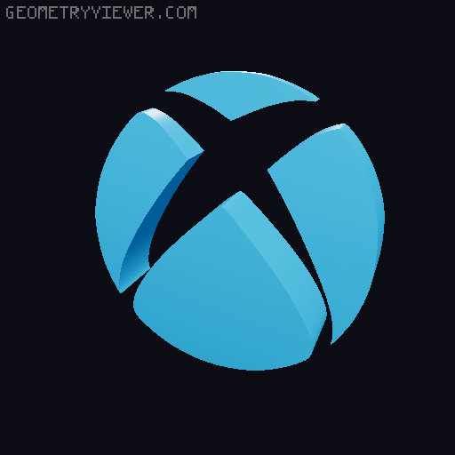 Xbox Controller Stand 3D model thumbnail