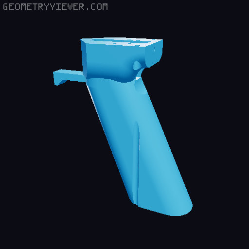 "Push Rod" Nerf Flywheel Blaster 3D model thumbnail
