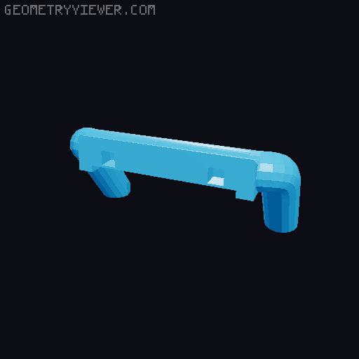 Wheelchair for Giant Minifig 3D model thumbnail