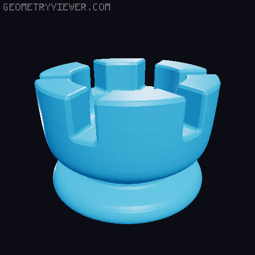 Chess set 3D model thumbnail