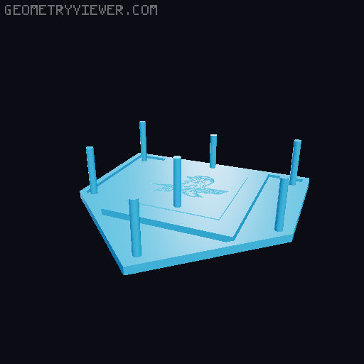 Baseball Ring Stand 3D model thumbnail
