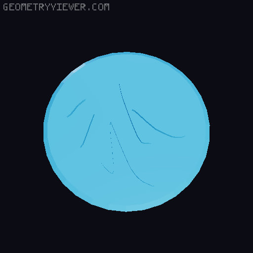 Magic: The Gathering Token for Counter Box 3D model thumbnail