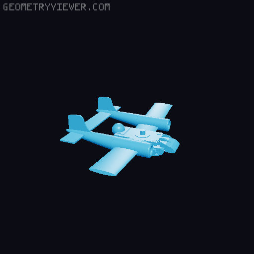 Das Panzerflugzeug (tank-plane) 3D model thumbnail