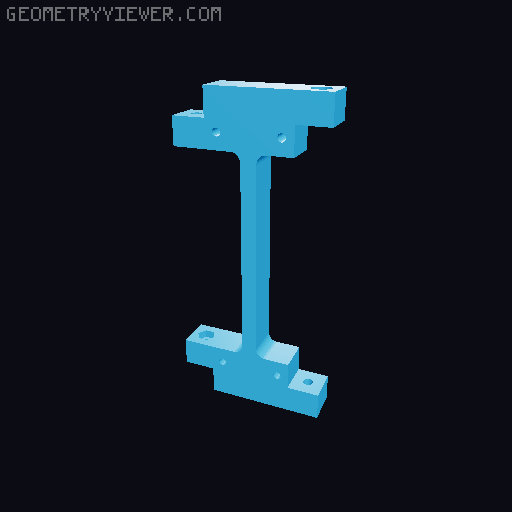 16-digit Split-Flap Display (Mini+) 3D model thumbnail
