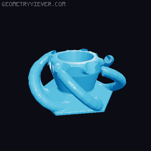 NASA Chainmail Hex Connector (For both FDM optimised and original models) 3D model thumbnail