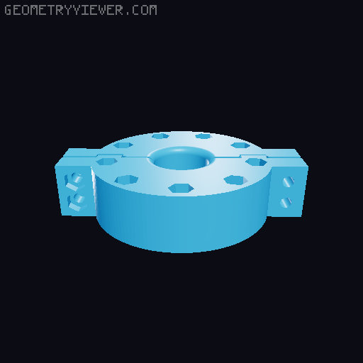 Skateboard Motor 3000W Midrive Ebike 3D model thumbnail