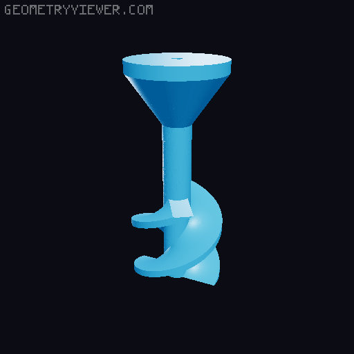 Cat Feeder 3D model thumbnail